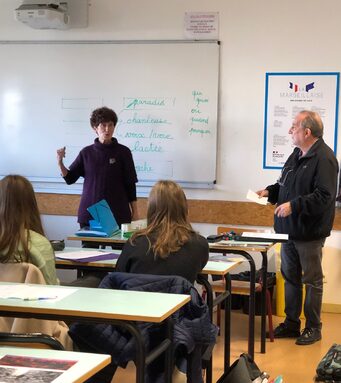 Atelier d'écriture avec Yves et Frédérique